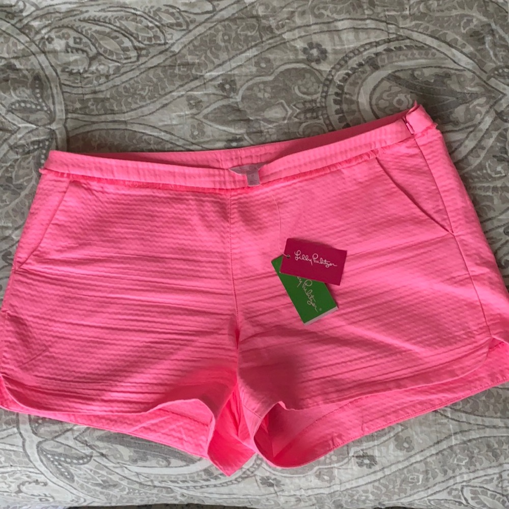 NWT Lilly Pulitzer Adie Short Pink Sunset size 16.